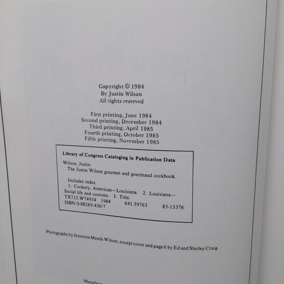 Cajun Cookbook  1984  Vintage - Picture 7 of 10